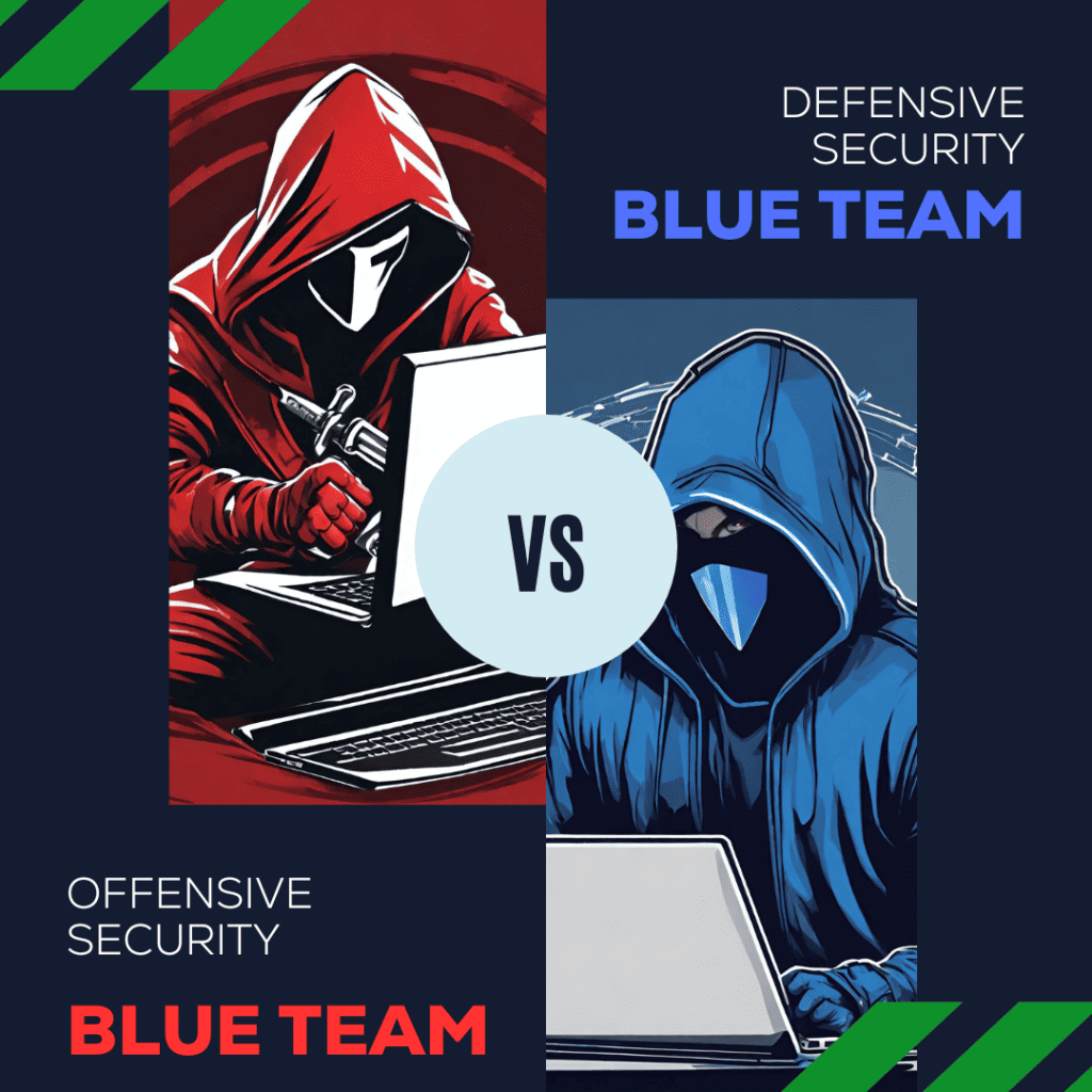 Blue Team vs Red Team Battle Image