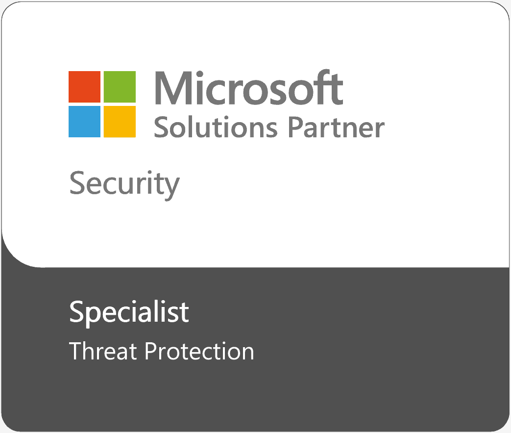 Microsoft Solution Partner Security with Threat Protection Specialisation Badge