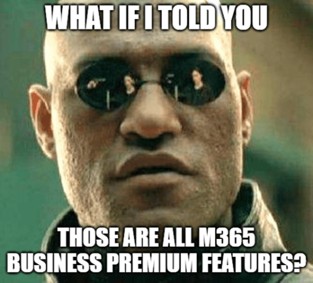 business premium meme